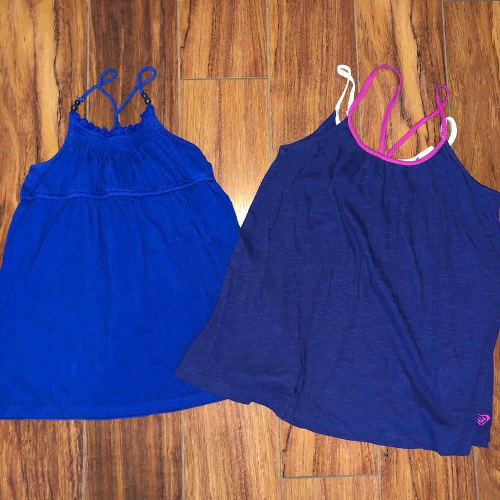 2 cute tank tops for girls in size 10.